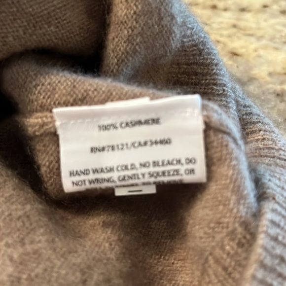 Eileen Fisher Cashmere Cardigan XL COCOA - Picture 3 of 5